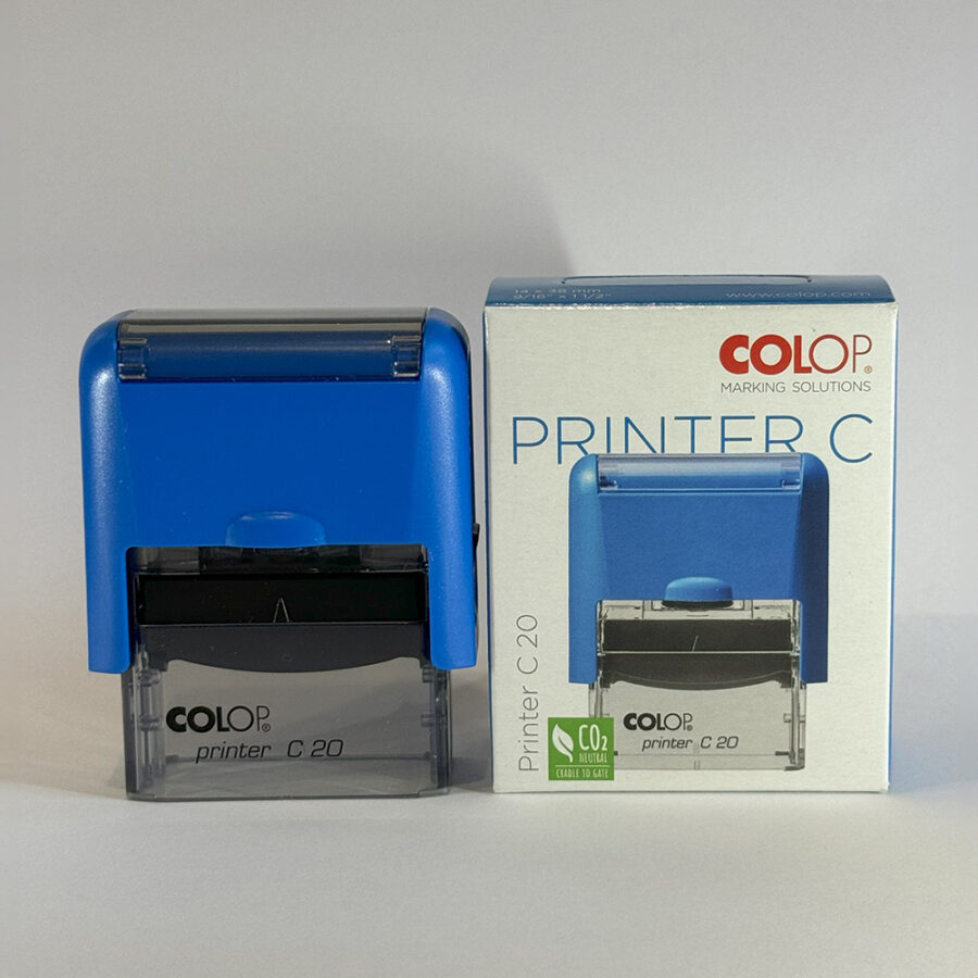 Colop printer C 20 bélyegző 14x38 mm-es lenyomattal