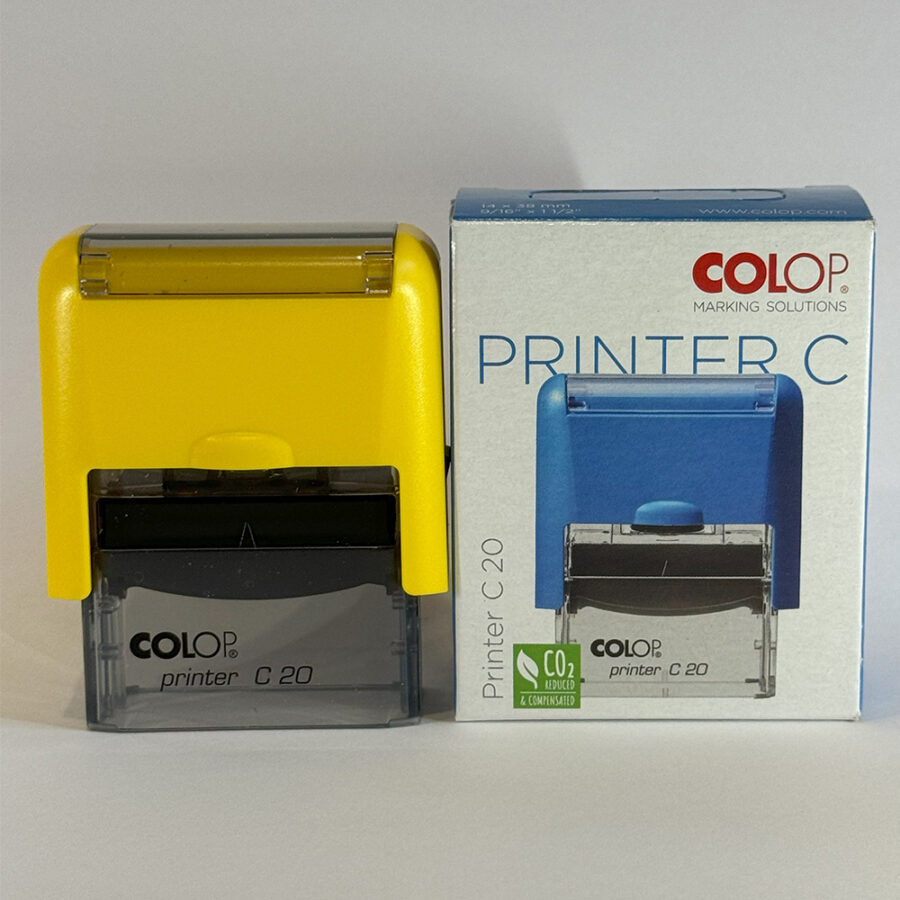 Colop printer C 20 bélyegző 14x38 mm-es lenyomattal