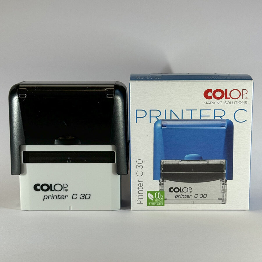 Colop printer C 30 bélyegző 18x47 mm-es lenyomattal