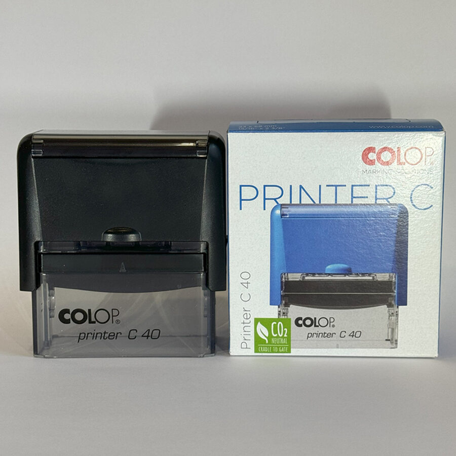 Colop printer C 40 bélyegző 23x59 mm-es lenyomattal