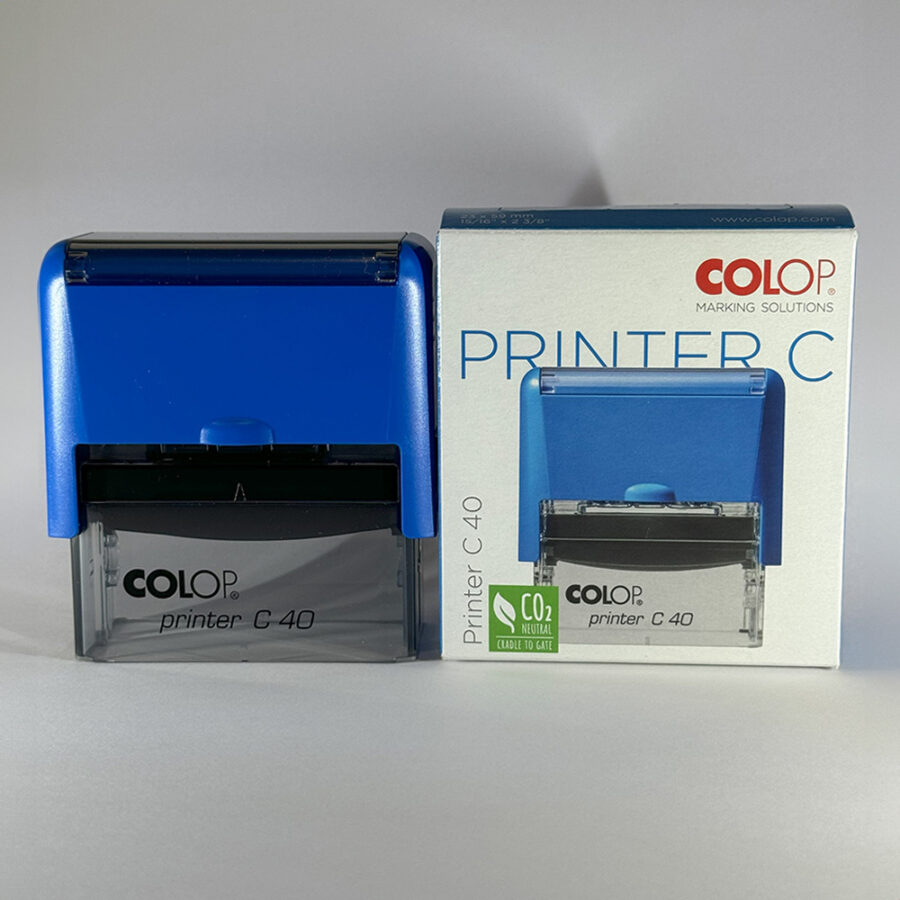 Colop printer C 40 bélyegző 23x59 mm-es lenyomattal