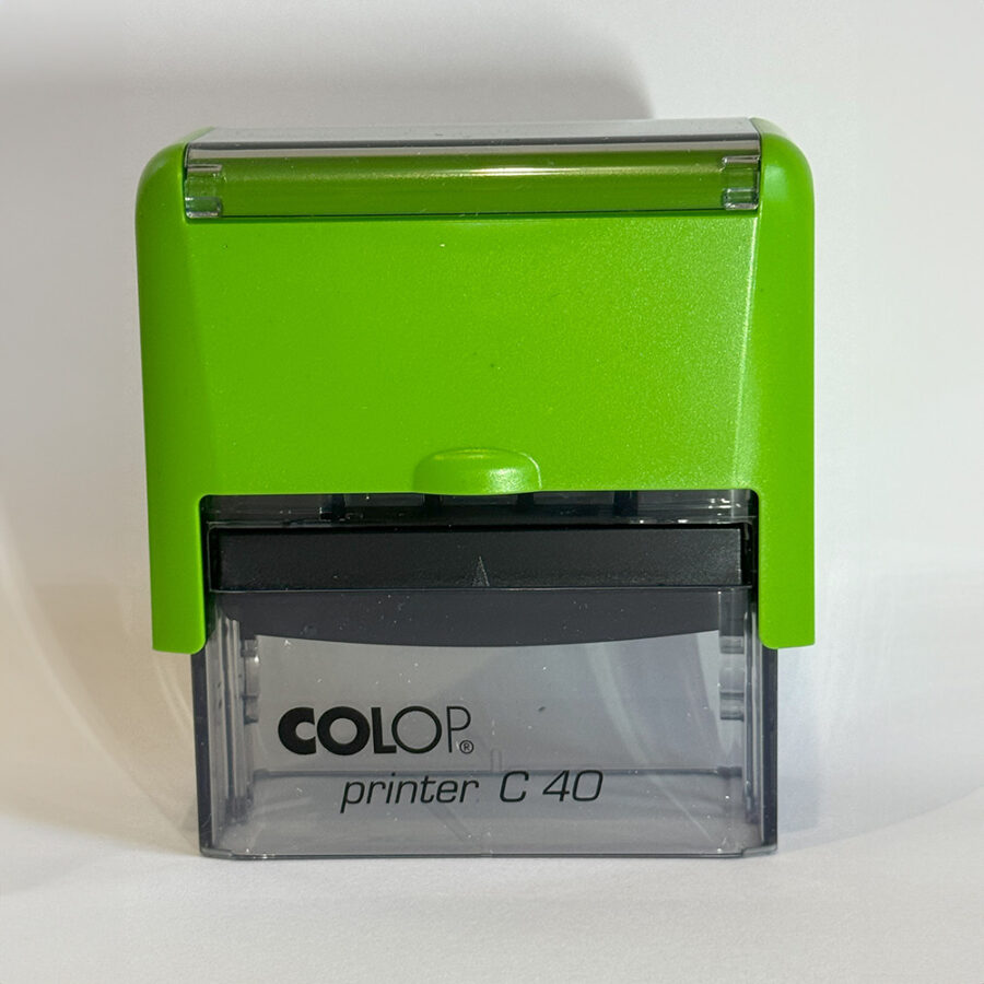 Colop printer C 40 bélyegző 23x59 mm-es lenyomattal
