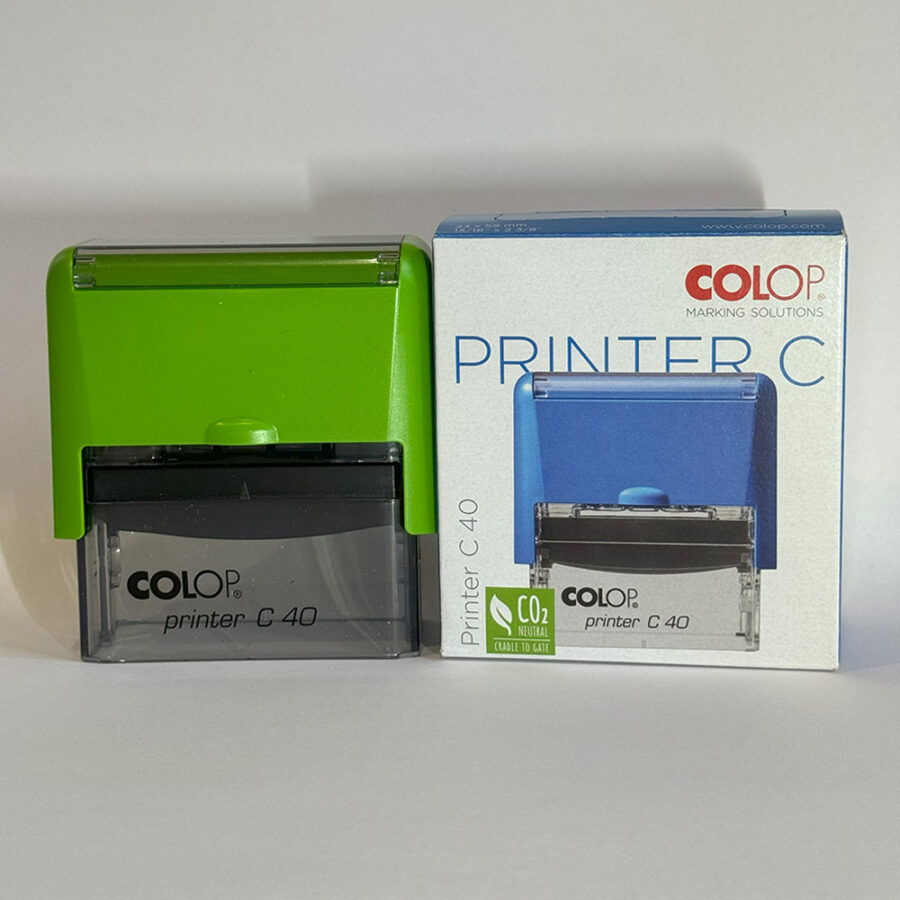 Colop printer C 40 bélyegző 23x59 mm-es lenyomattal