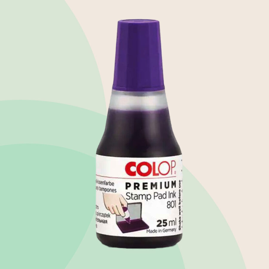 Colop Premium lila festék bélyegzőpárnához, 25 ml